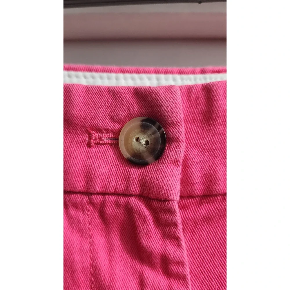 J. Crew Women's Size 4 Pink Cotton Chino Shorts 